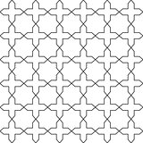 Simple seamless geometric pattern. Vector ornamental background