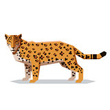 Flat polygonal Jaguar