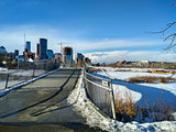 Calgary City in WInter
