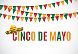 Cinco de Mayo holiday background. Vector illustration