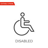 Disabled Vector Icon