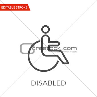 Disabled Vector Icon