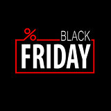 Black Friday vector template