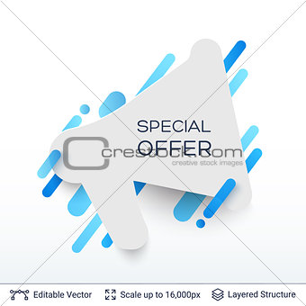 White badge Special Offer sticker.