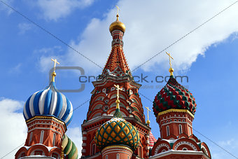 Saint Basil Cathedral on Red Square in Moscow, Russia