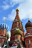 Saint Basil Cathedral on Red Square in Moscow, Russia