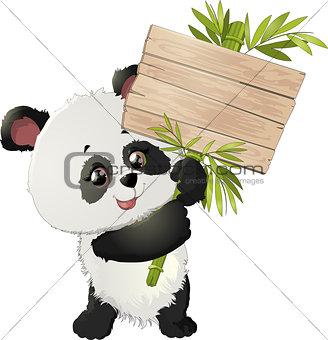 Cute Panda bear illustrations