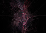 Pink fractal. Abstract background element