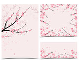 Sakura branch decoration