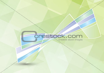 Abstract background with low poly triangular design