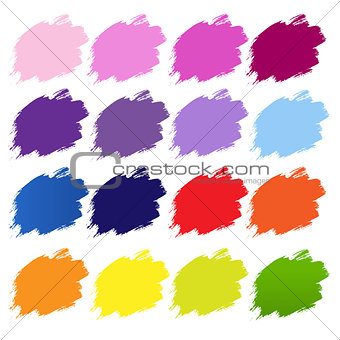 Color Blobs Banner White Background