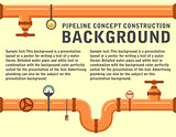 pipeline concept background