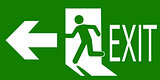 sign of an emergency or fire exit