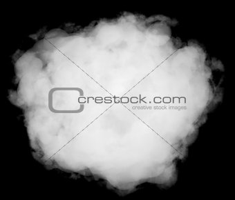 White cloud, isolated