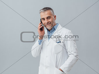 Medical service consultation by phone