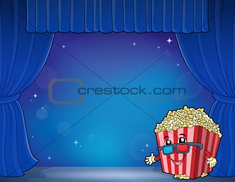 Stylized popcorn theme image 5