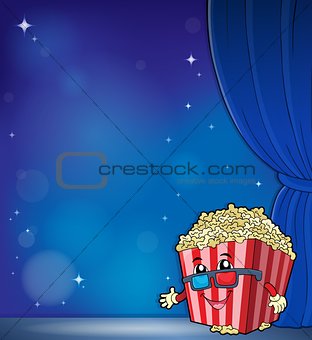Stylized popcorn theme image 6