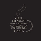 Cafe vector logo