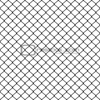 Seamless metal mesh, vector illustration.
