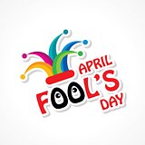 Vector illustration of April Fools Day Greeting