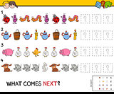 complete the pattern educational game
