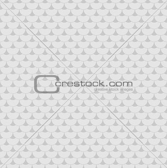 Geometric fish scales chinese seamless pattern. Wavy roof tile background for design. Modern repeating stylish texture. Flat pattern. Vector