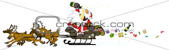 Party Christmas Cartoon, Drunk Driving