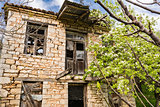 Abandoned old village house