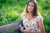 Authentic portrait of a young woman