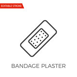Bandage Plaster Vector Icon
