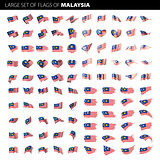 Malaysia flag, vector illustration