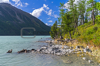 Kucherla lake. Altai Mountains, Russia. 