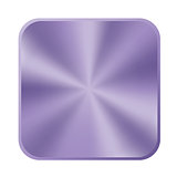 Ultra violet metal button icon. Vector illustration.