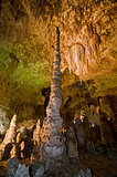 The 'Totem Pole' in the Big Room in Carlsbad Caverns National Park, New Mexico