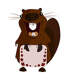 Concept on the day of Canada, Holiday Beaver