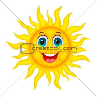 Smiley joyful sun