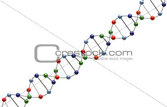 DNA 3d render