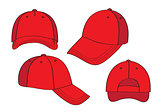 Blank Red Caps
