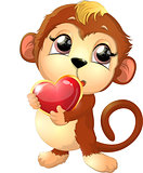 beautiful cute monkey
