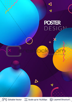 Abstract poster design.