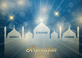 Decorative Ramadan Kareem background 