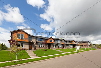 Row of Brand New Townhomes For Sale