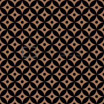 Geometric circle seamless star pattern. Abstract texture for textile.