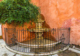 Fountain in Odl city center of Seivlla