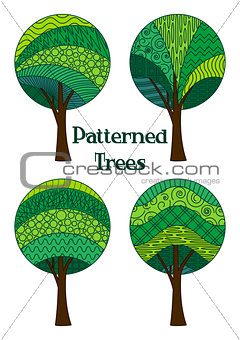 Patterned Trees, Set
