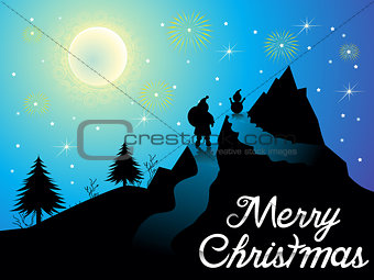 abstract artistic creative christmas background