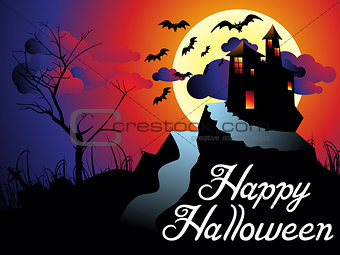 abstract artistic halloween background