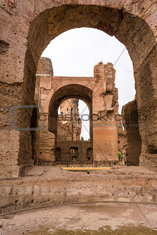 Ruins of the Baths of Caracalla - Terme di Caracalla