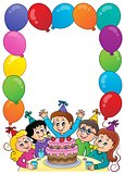 Kids party topic frame 1