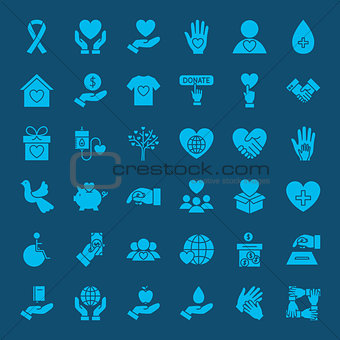 Charity Solid Web Icons